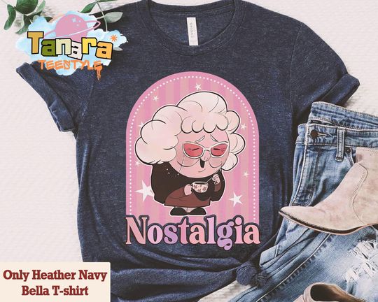 Discover Disney and Pixar Inside Out 2 T-Shirt, Nostalgia Big Face Shirt, Mental Therapist Gift, Disney Mental Health Tee for Grandma and Mom