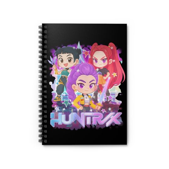 Discover Spiral Notebook - Ruled Line, Anime Kids Back to School Kpop Demond Hunter Journal, Sketchbook, Planner,