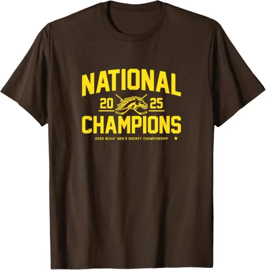 Discover Western Michigan Hockey - 2025 National Champions - NCAA T-Shirt