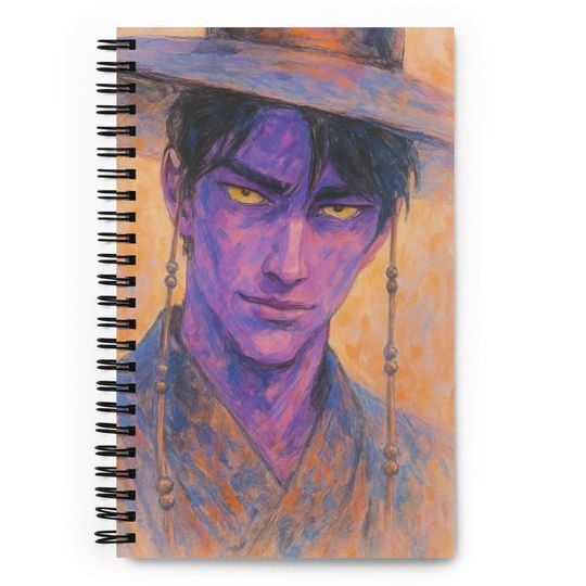Discover Jinu-Inspired K-Pop Demon Hunters Notebook | Purple demon Art Journal | Aesthetic Anime Sketchbook | K-Pop Fan Gift