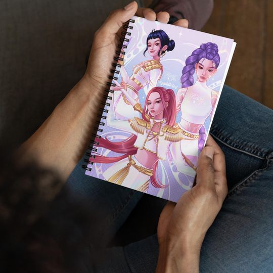 Discover Huntrix Spiral notebook Kpop Demon Hunters