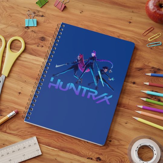 Discover A5 K-Pop Personalised Demon Hunter Huntrix Spiral Notebook, Stationery Gift, School Supplies, Journal, Cute Notebook, K-Pop Gift