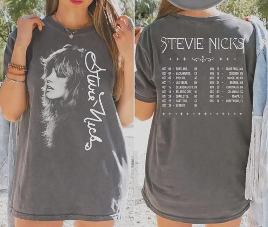 Discover 2025 Ste.vie Nicks Tour T-shirt, 2025 Concert T-Shirt