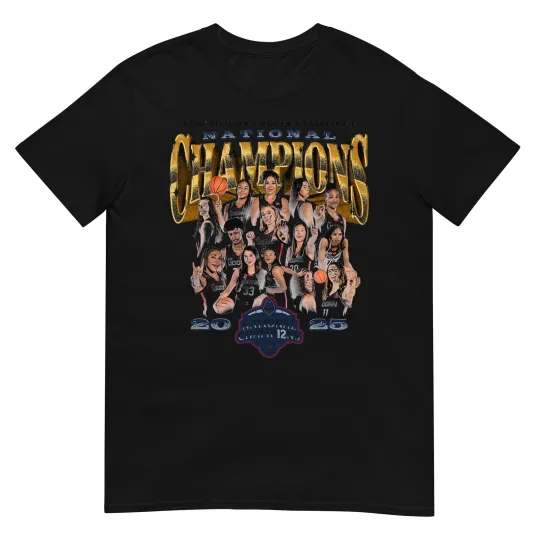 Discover UConn 2025 Women's Basketball National Champions NIL T-Shirt