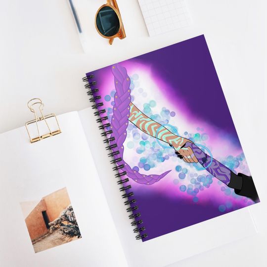 Discover Kpop Demon Hunters Spiral Notebook - Ruled Line, Rumi and Jinu Fans, #RuJinu, New Movie Fans, Journal, Notepad, Diary, Sketchbook, Writing