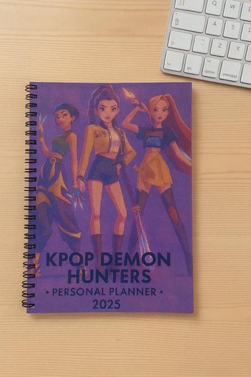 Discover Kpop Demon Hunters Personal Planner 2025 | Cute A5 Organizer, 96 Pages