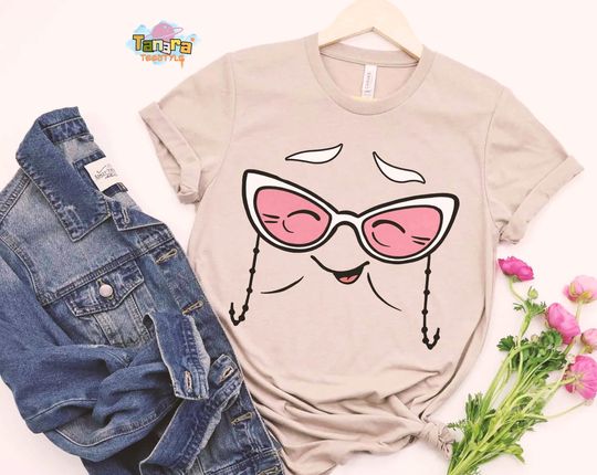 Discover Inside Out Nostalgia Tee, Crop Top, Big Face Character Design, Disney Pixar Movie Cosplay, Halloween Gift for Women, Mom and Grandma