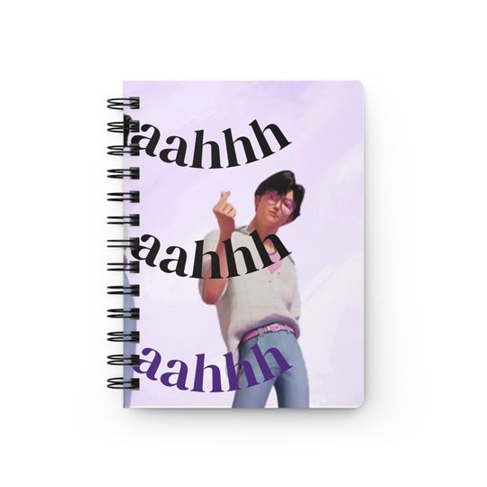Discover Trendy Spiral Bound Journal - Jinu Kpop Demon Hunters, Saja Boys, Cute Gift, Aesthetic Stationery, Daily Planner, Unique Artwork