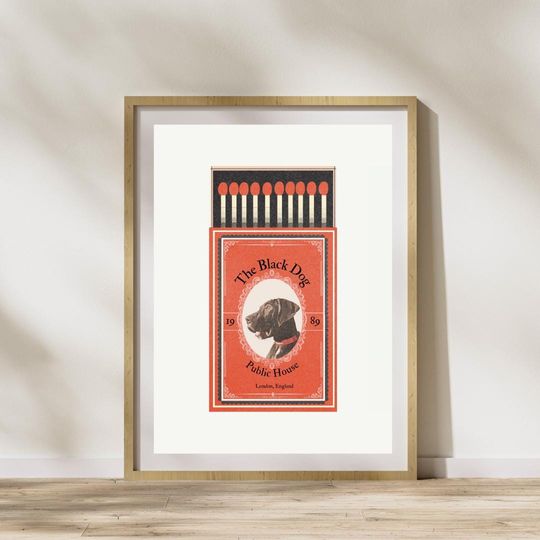 Discover The Black Dog TTPD Poster: Taylorr Swifts Inspired Wall Art (Digital Download)