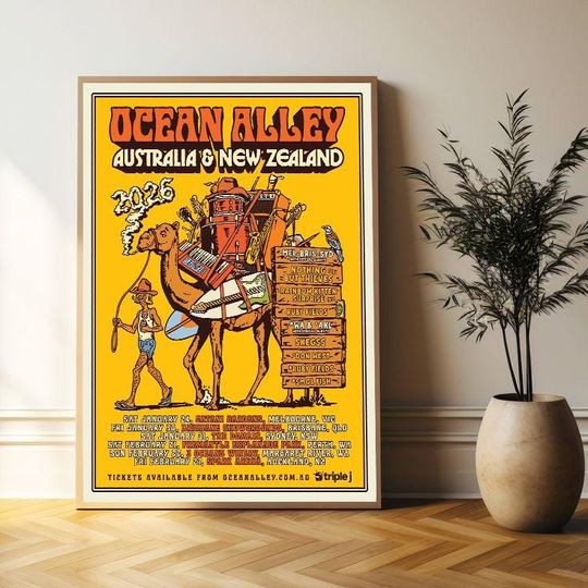 Discover Ocean Alley Australia & New Zealand Tour 2026 Poster