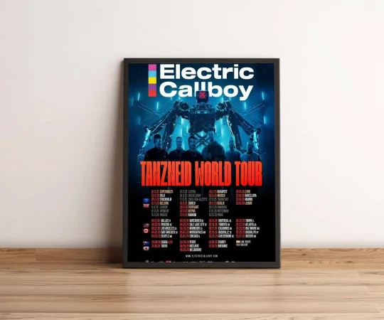 Discover Electric Callboy Tanzneid World Tour 2025 2026 Poster