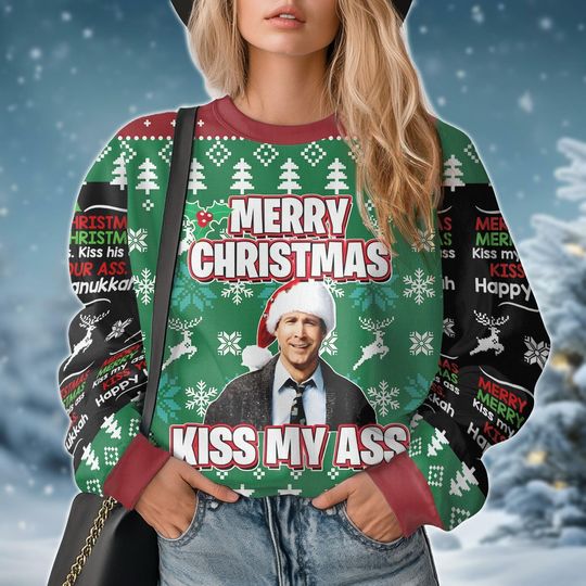 Discover National Lampoon's Christmas Ugly Sweater, Clark Griswold Sweater, Funny Xmas Holiday Gift, Sweater For Women Men Kid