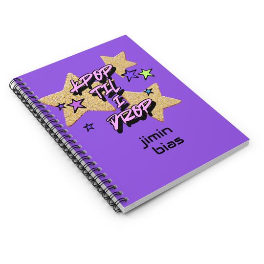 Discover K-Pop Spiral Notebook: Ruled Line Journal for Music Lovers