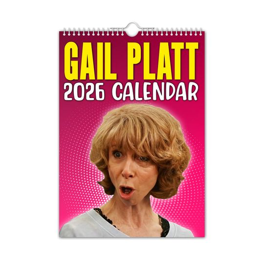 Gail Platt - 2026 Wall Calendar // Funny / Quirky / Christmas / Birthday / Gift Idea / Present / Novelty / Humour / Secret Santa