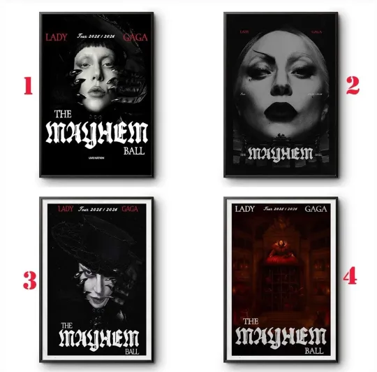 Custom Ld ga The MAYHEM Ball Tour 2025-2026 Poster