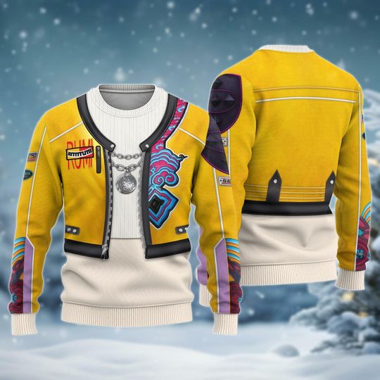 Discover Rumi Christmas Sweatshirts, Kpop Xmas Sweater, Rumi Cosplay Costume, Saja Girl Sweatshirts, Gift For Kids Fans