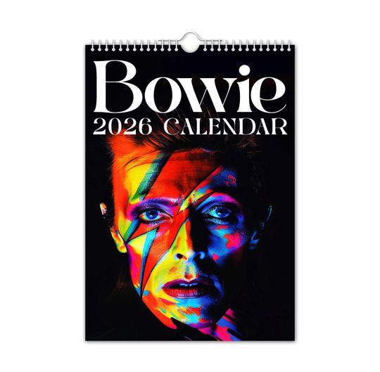 Discover Bowie - ART - 2026 Wall Calendar // Christmas / Birthday / Gift Idea / Present / Novelty / Secret Santa / Creative
