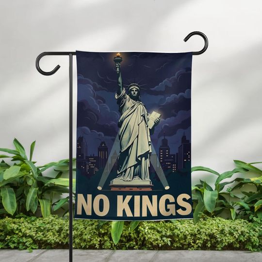 Discover No Kings In America Garden Flag