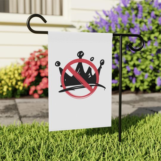 Discover No Kings Yard Sign, Garden Banner, Political Yard Sign, House Banner for Politics Enthusiasts, No Kings Banner, Home Decor, Outdoor Flag