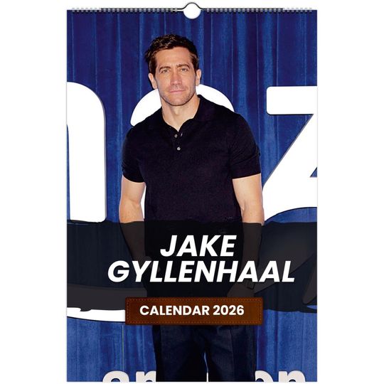 Jake Gyllenhaal 2026 Wall Calendar, Exclusive Celebrity Poster Calendar for Fans, Premium Quality Art Prints