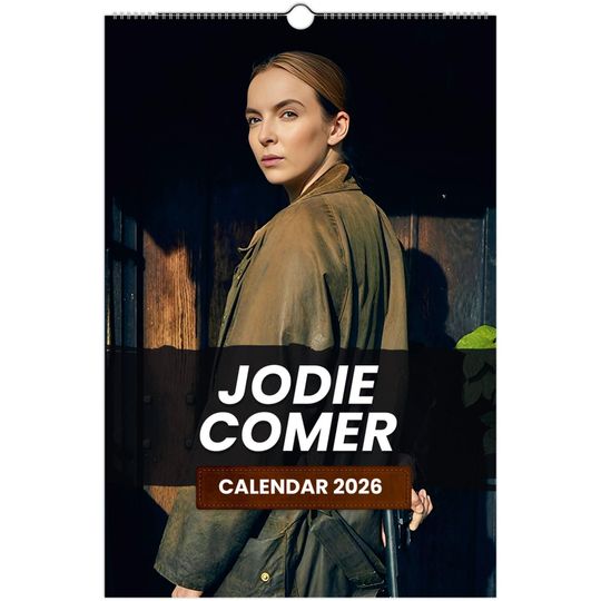 Discover Jodie Comer 2026 Wall Calendar: Celebrity Art Prints