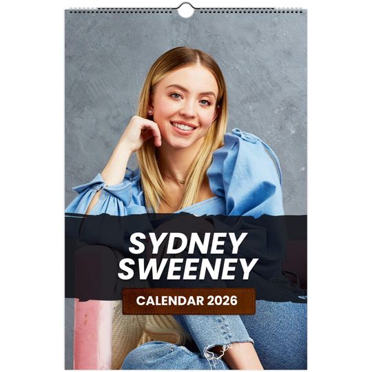 Discover Sydney Sweeney 2026 Wall Calendar: Exclusive Celebrity Art Prints