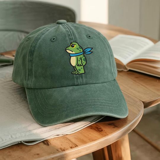Discover Portland Frog Protest Embroidered Hat, Anti Trump Cap, Pro-Democrat Hat, Anti ICE Cap, Anti Fascism Hat, Frog Resist, Embroidered Cap