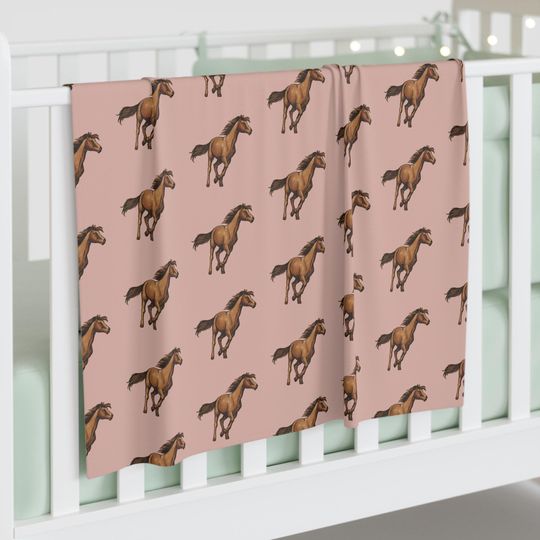 Discover Regal Horse Baby Swaddle Blanket
