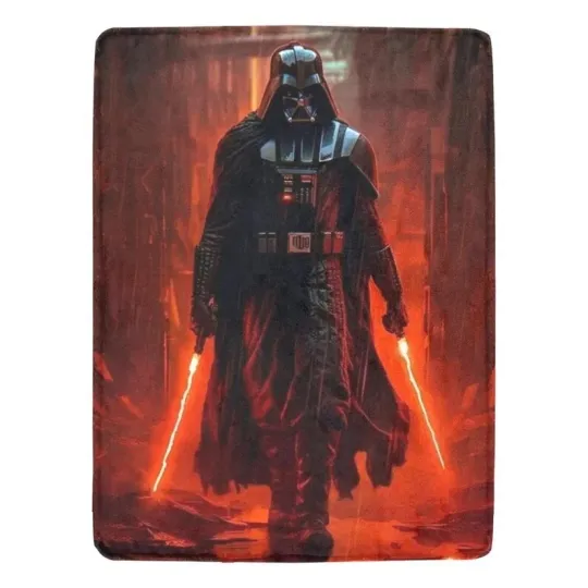 Discover Marvel Disney Darth Vader Superheroes DC Comic Fleece Blanket