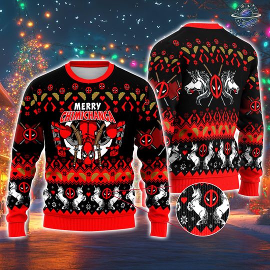 Dungeons & Dragons Seven Dice A-Rolling Ugly Christmas Sweater, Ugly Christmas Sweater, Game Sweater