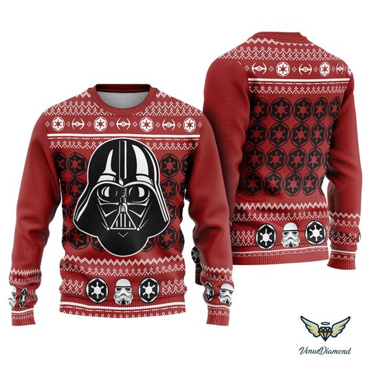Discover Darth Vader Ugly Xmas Sweater, Darth Vader Christmas Sweatshirt, Darth Vader Ugly Holiday Sweater, Christmas Gift