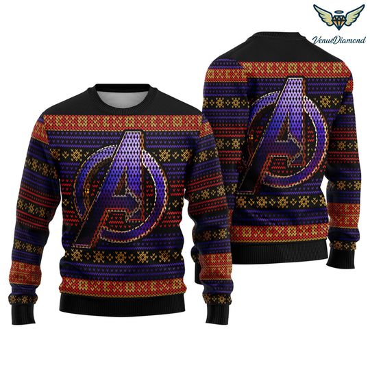 Discover Avengers Ugly Sweater, Avengers End Game Christmas Sweatshirt, Iron Man Hulk Thor Ugly Christmas Sweatshirt