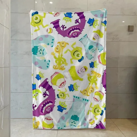 Discover Monsters University All Character Fleece Blankets, Disney Fleece Blanket