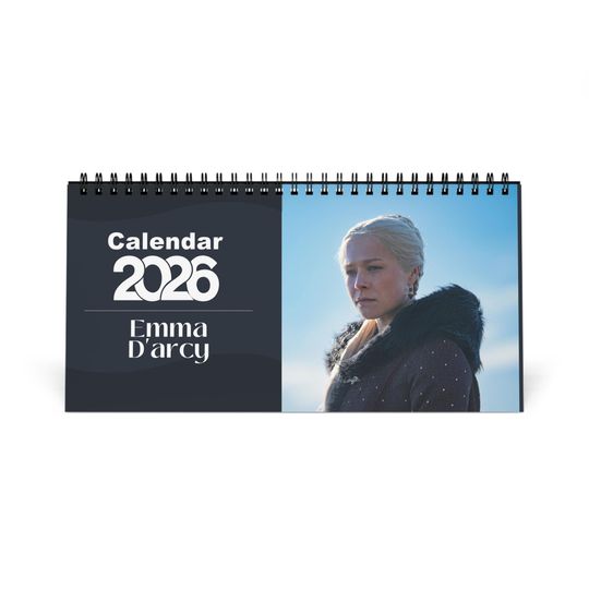 Discover Emma D Arcy 2026 Desk Calendar |Premium Spiral Bound Celebrity Photo Calendar | Collectible Fan Gift | Stylish Desk
