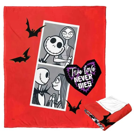 Discover Disney Nightmare Before Christmas True Love Never Dies Photos Fleece Blanket