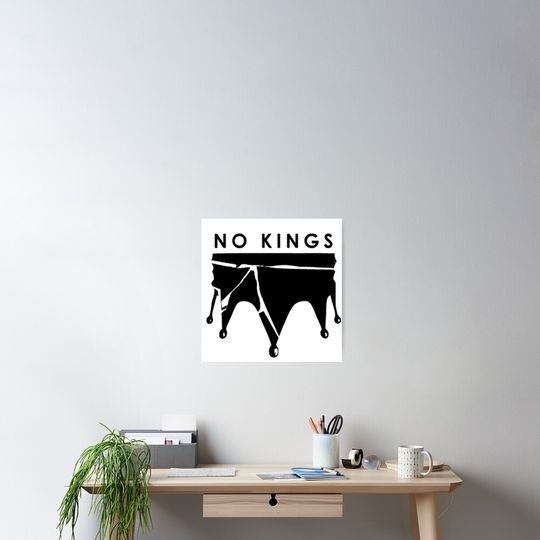 Discover NO KINGS . Poster, Anti Donald Trump Poster