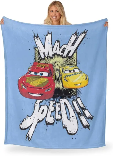 Discover Mach Speed Disney Holiday DisneyFriends Fleece Blanket
