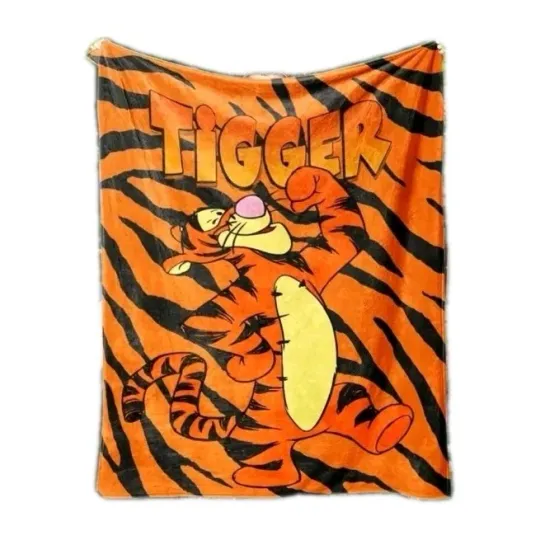 Discover Disney Winnie The Pooh Tigger Fleece Blanket 4 X 5