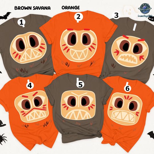 Kakamora Costume T-Shirt, Moana Antagonists Costume T-Shirt, Moana Coconut Pirate Shirts, Halloween Costume For Family Group