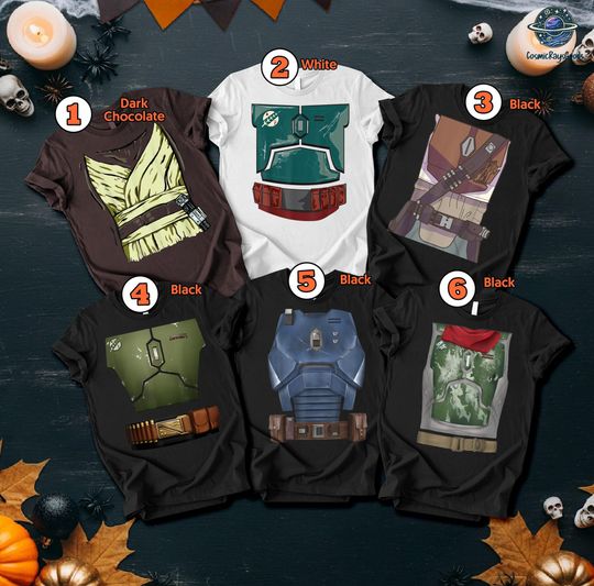 Discover StarWars Halloween Costume, Obi-Wan Kenobi Jedi Costume, Halloween Cosplay Costume, Starwars Matching Shirts, Halloween Group Tees