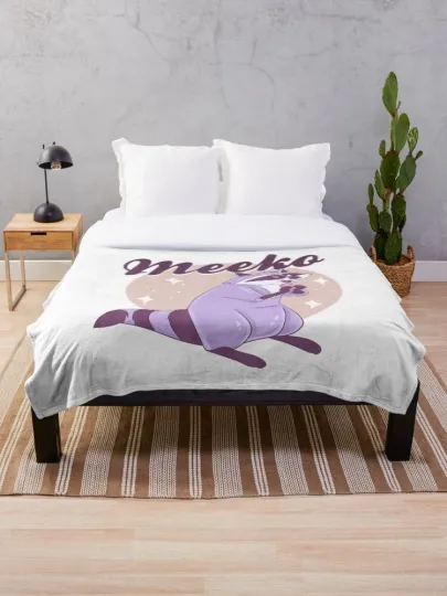 Discover Disney Pocahontas Meeko Eating In The Funny Mood Cozy Fleece Blanket