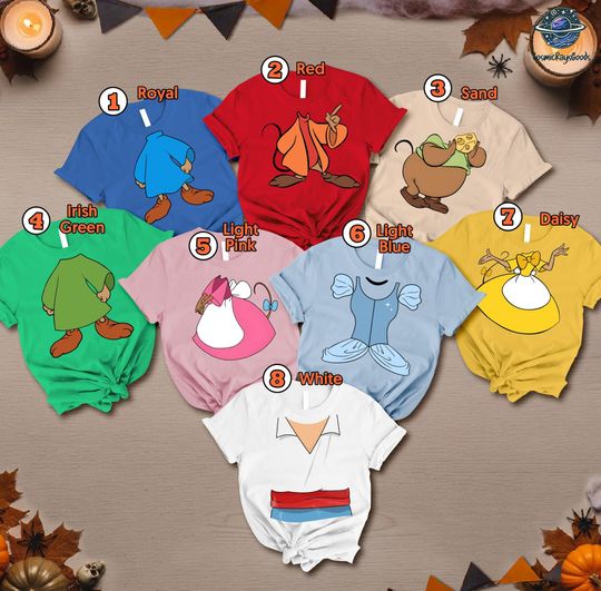 Discover Cinde Halloween Costume T-shirt, Halloween Cinde Group Shirt, Jag and Gus Gus Shirt, Halloween Matching T-shirt, Halloween Party