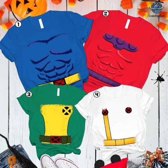 Discover X-Men Shirt | X-Men Halloween Matching Shirt | Halloween Shirt | X-Men Costume Shirt | Superhero Matching Shirt | Family Matching Tee