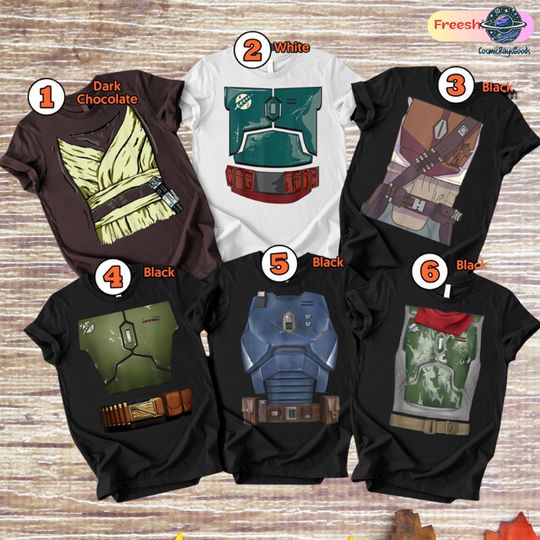 StarWars Halloween Costume, Obi-Wan Kenobi Jedi Costume, Halloween Cosplay Costume, Starwars Matching Shirts, Halloween Group Tees