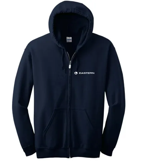 Discover Eastern Airlines Retro Logo Full Zip Hoodie Aircraft Travel Hoodie