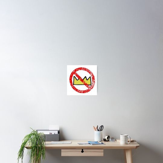 Discover no kings Poster, Anti Donald Trump Poster