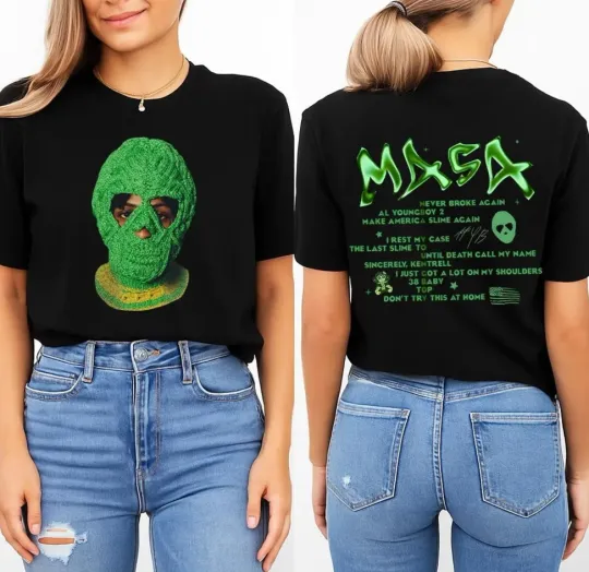 Discover NBA YoungBoy Graphic Tee MASA Tour 2025 Vintage Rap Fan Inspired Shirt