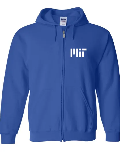 MIT Zip Hoodie Massachusetts Institute of Technology College Hooded