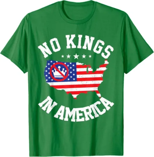Discover American Flag No Kings In America republican Trump Unisex T-Shirt