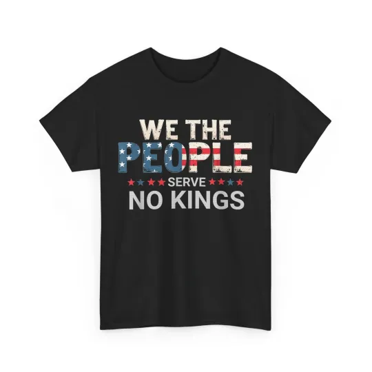 Discover No Kings In America Shirt, We the People American Flag T-Shirt